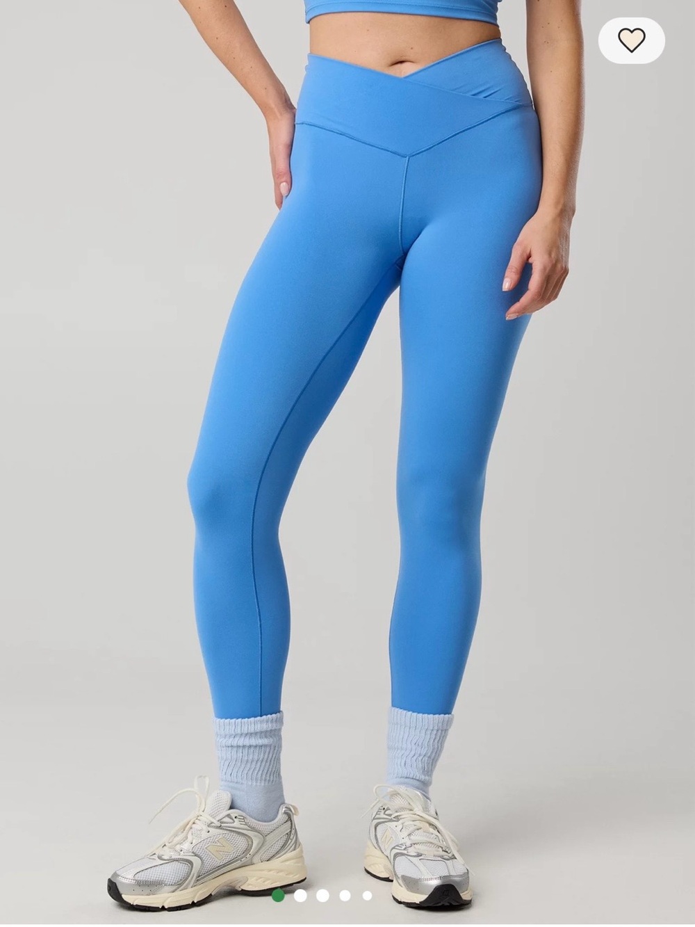 OFFLINE By Aerie Real Me High Waisted Crossover Legging XXS Baby Blue